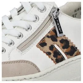 Rieker Plateausneaker Beige/Weiß Damen 39