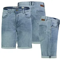 Sublevel Jeans-Bermudas in Blau - W38
