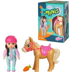 Baby Born Minipuppe Baby born® Minis Spielset Horse Fun, inklusive Baby born® Mini Puppe bunt