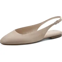 TAMARIS Damen, Sling Pump flach, beige, 38 EU