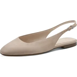 TAMARIS Damen, Sling Pump flach, beige, 38 EU