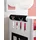 TICAA Nackenrolle Pirat 80 x 30 cm Schwarz/Weiß