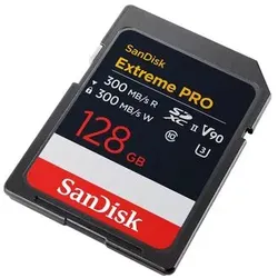 SanDisk Extreme Pro SDXC V90 300 MB/s UHS-II (Schreiben/Lesen)  128 GB