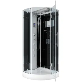 AcquaVapore D37-23R0-EC Dusche Duschtempel Komplett Duschkabine 100x100 MIT 2K Scheiben Versiegelung