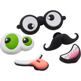 Crocs Unisex's Make Your Own Faces Schuhanhänger, mehrfarbig, Einheitsgröße, 5 Stück, mehrfarbig, Einheitsgröße