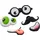 Crocs Unisex's Make Your Own Faces Schuhanhänger, mehrfarbig, Einheitsgröße, 5 Stück, mehrfarbig, Einheitsgröße