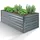 Arebos Metall Hochbeet 120 x 90 x 59 cm Grau