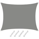 AMANKA UV Sonnensegel Wasserdicht 1,5 x 2m - Rechteckig - Sonnenschutz Garten Terrasse