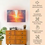 Klarstein Wonderwall Air Art Infinite 580 Infrarotheizung 90x60 cm Mehrfarbig