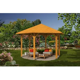 SKANHOLZ Skan Holz Pavillon Nancy 3 Leimholz, lasiert in Eiche hell