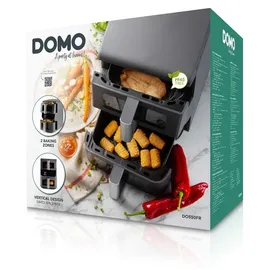 DOMO Heißluftfritteuse DO550FR grau