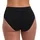 Bamboo basics Damen Slips, 3er Pack - BELLE seamless full briefs, Jersey, Logo Schwarz XL