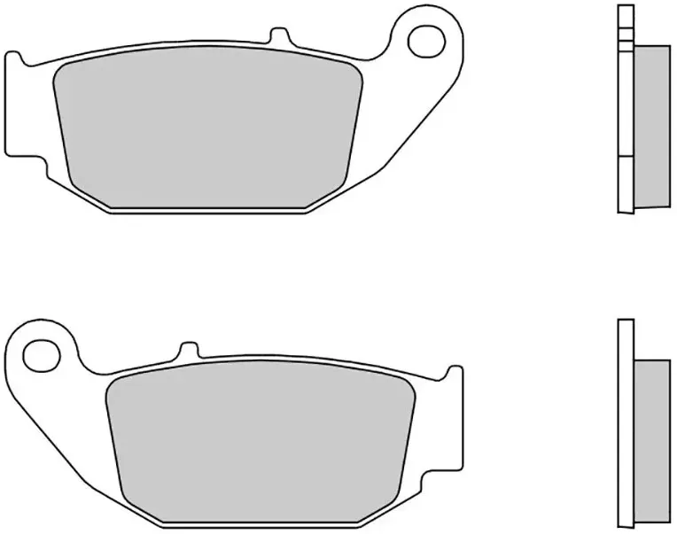 Brembo 07ho61cc Organische Bremsbeläge - Black - One Size