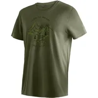 Maier Sports Dieter Print Herren Funktionsshirt, Freizeitshirt mit Aufdruck,