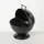 Boltze Wiki rund, Ø13 x H15 cm, schwarz
