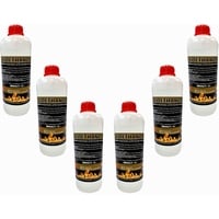 Antiviron Bioethanol 96,6% Premium 6 Liter (6X 1Liter) Ethanol für Tischkamin, Kamin & Gartendeko für Draußen - Rauch- und Rußfrei aus Mais