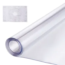 Vevor Tischdecke Kunststoff 76,2 x 152,4 cm Transparent