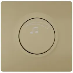 Siemens 5TG48120MG DELTA style Lautstärkeregler mono, gold, 3W, 27 Ohm