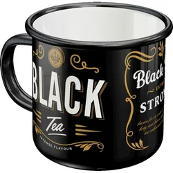Emaille-Becher Black Tea