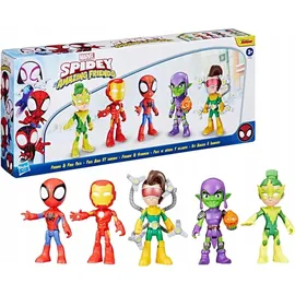 Hasbro Marvel Spidey und Seine Super-Freunde, Freunde & Schurken Set, Action-Figurenset