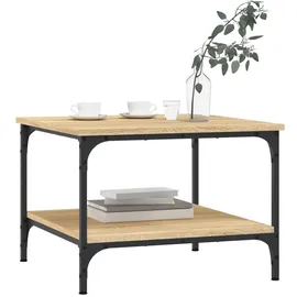 furnicato Couchtisch Sonoma-Eiche Braun 55 x 40 x 55 cm