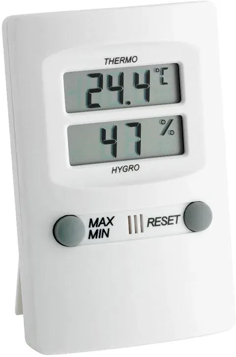 TFA Max-/Min-Thermometer digital für Temperatur und Luftfeuchtigkeit