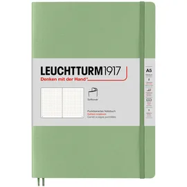 Leuchtturm 1917 LEUCHTTURM1917 361592 Notizbuch A5, Softcover, Salbei, Dotted