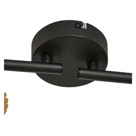 LINDBY Stralino 4-flammig Holz - Hellbraun