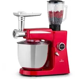 Klarstein Küchenmaschine 3-in-1 2000W 2,7PS 5Ltr Edelstahl BPA-frei