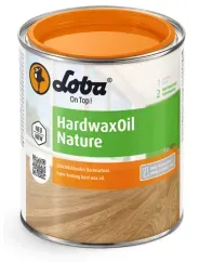 LOBA Hartwachsöl Nature Pflegeöl Holz 10509-913 , 0,75 Liter - Dose