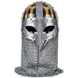 bm - battle-merchant wacken gmbh & co. kg Wikinger Brillenhelm, Spangenhelm mit Brünne