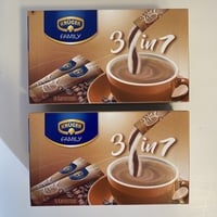 2x Krüger family 3in 1 Kaffeesticks mit löslichen Bohnenkaffee 2x 180g 33,19€/kg