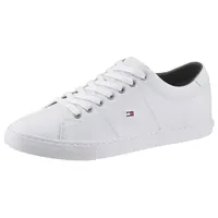 Tommy Hilfiger ESSENTIAL LEATHER Sneaker Cupsole Sneaker Herren Weiß (White), 41 EU