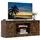 Costway TV-Schrank 150 x 39 x 60 cm Braun Holz/Metall/MDF