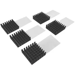 QNAP HS-M2SSD-07 - Kühlkörper / Wärmeableitung - Schwarz (Packung mit 5)