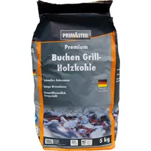 Primaster Holzkohle 5 kg, Buche Kohle - Primaster