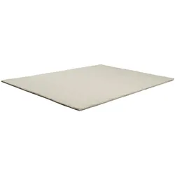 Wollteppich THEKO "Amravati", weiß (wollweiß), B:60cm H:28mm L:90cm, Wolle, Teppiche, echter Berber Teppich, reine Wolle, handgeknüpft, auch als Läufer