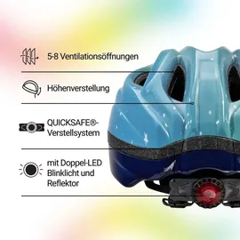 KED Meggy II Trend 44-49 cm Kinder stars/blue green glossy