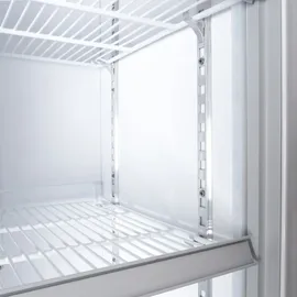 Zorro Getränkekühlschrank ZK 380 | weiß/schwarz | 380 Liter | Glastür