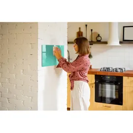 Tulup Magnettafel 60 x 40 cm Grün/Türkis