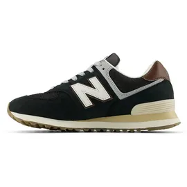 New Balance 574 Herren Black / Brown / Dark Silver Metallic 42,5