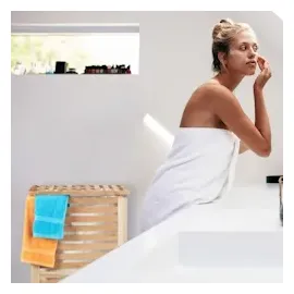 Relaxdays Wäschetruhe Walnuss, eckiger Wäschesammler mit Deckel, 52 l, entnehmbarer Wäschesack, 65,5 x 45 x 45 cm, Natur,