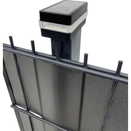 ABZ-Zaunsysteme GmbH KAPPA LED Solar- Pfostenkappe 60/40 mm grün