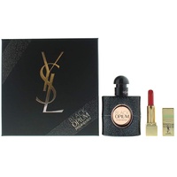Yves Saint Laurent Black Opium Geschenkset (Eau de Parfum,30ml+Lippenstift Mini Rouge Pur Couture 1,1.4ml), 200 g
