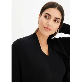 bonprix Longstrickjacke Schwarz 56/58