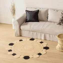 Morgenland Sisalteppich - Boldo - natur - 120 x 120 cm - rund