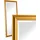 Wholesaler Gmbh Wandspiegel Schlicht 180 x 80 cm Gold