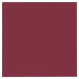 DUNI GMBH Zellt Servietten 33x33 cm, 3-lagig, bordeaux | Packung (50 Stück)