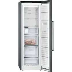 Siemens - freistehender Gefrierschrank (5 JAHRE GARANTIE) iQ500 (186x60 cm) | Edelstahl | GS36NAXEP