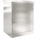 vidaXL Paketdrop-Box Schwarz inkl. Zeitungsfach